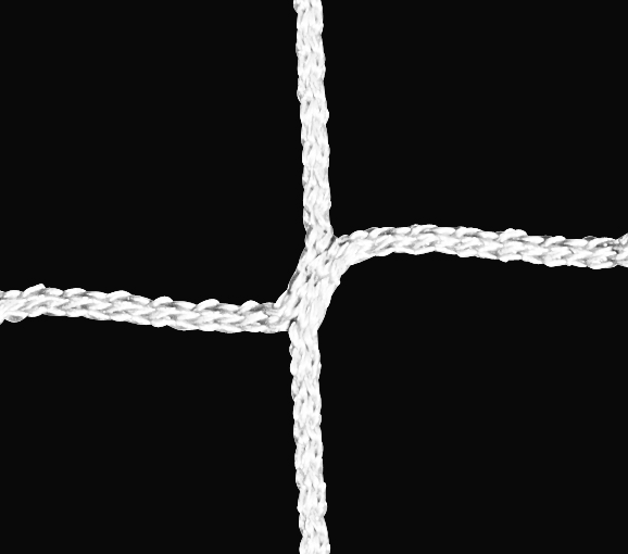 Skyddsnät 100 mm, 3 mm:s tråd, vitt